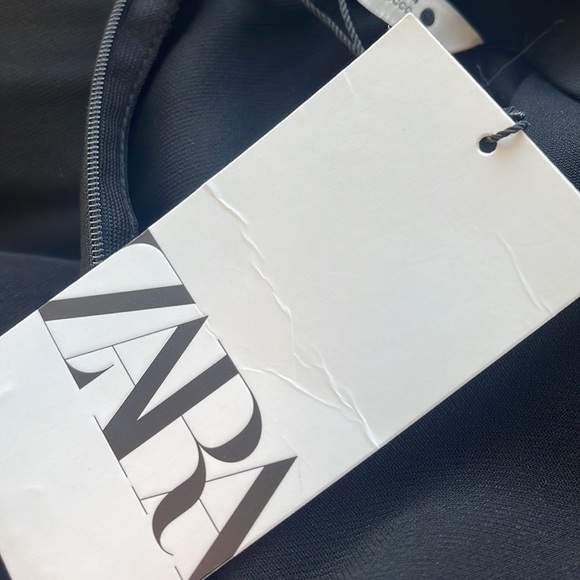 Zara Black Maxi Dress with Silver Accents - Picture 15 of 16